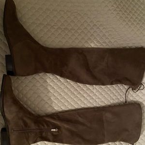 Marc Fisher Over The Knee Taupe Suede Boots - 9M